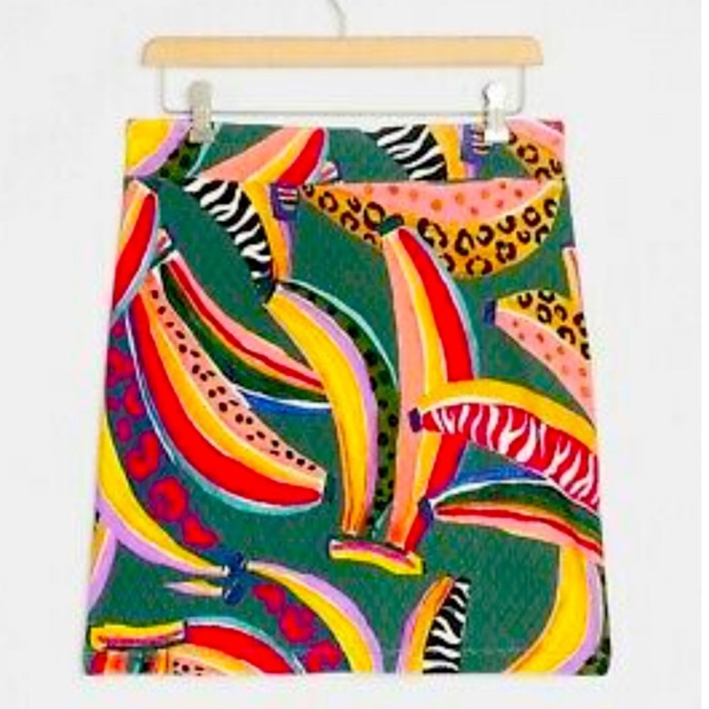 FARM Rio x Anthropologie Halley Knit Banana Skirt